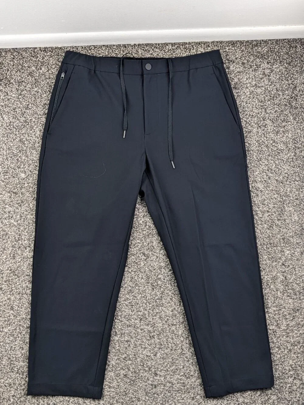 Theory Jogger Pants Terrance Precision Ponte Stretch Black Mens Medium 32x24
